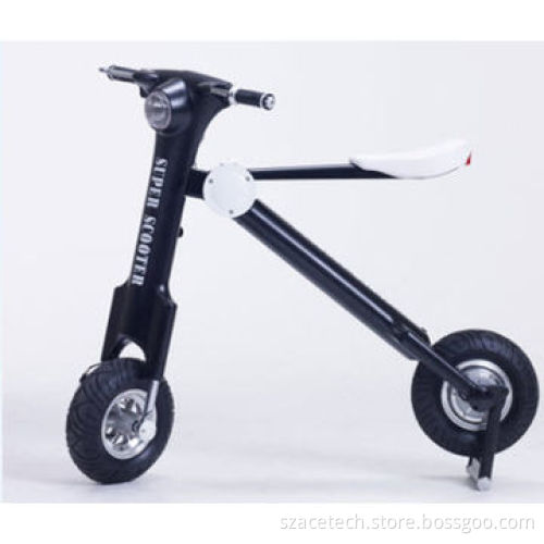 Electronic scooter with patent design, easy folding and put into car truck
